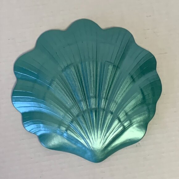 Set of 4 Princess House Sell Plates 1479 Dish Teal in Colour Made in Turkey NEW - Picture 3 of 13